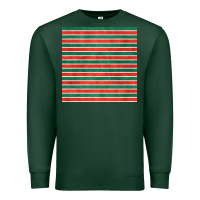 Sports Green christmas stripes seamless pattern Premium Sweatshirt - BundleAndBundleShop