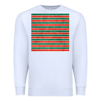 White christmas stripes seamless pattern Premium Sweatshirt - BundleAndBundleShop