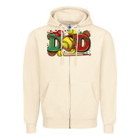 Sandshell dad softball Zipper Hoodie - Zillion Design Studio