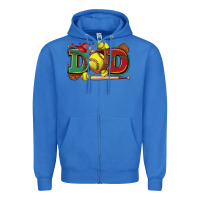 True Royal dad softball Zipper Hoodie - Zillion Design Studio