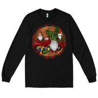 Black Gnome Truck Christmas Long Sleeve Tee - RanaPortraitStore