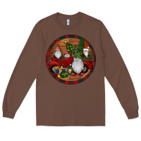 Chestnut Gnome Truck Christmas Long Sleeve Tee - RanaPortraitStore
