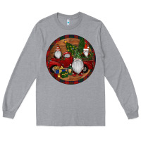 Heather Grey Gnome Truck Christmas Long Sleeve Tee - RanaPortraitStore