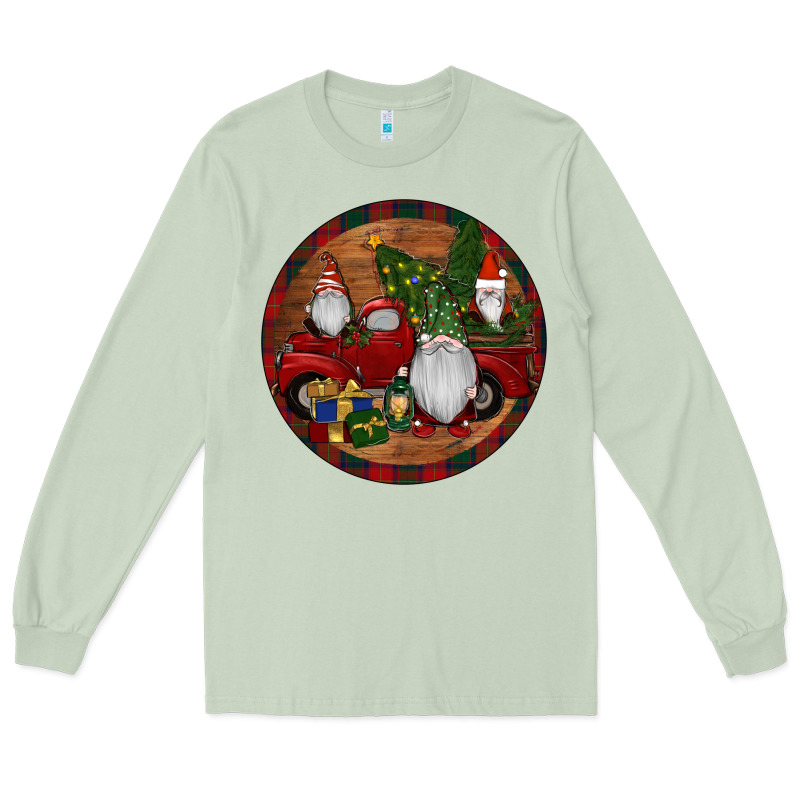 Gnome Truck Christmas Long Sleeve Tee by RanaPortraitStore | Teevron