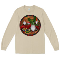 Mushroom Gnome Truck Christmas Long Sleeve Tee - RanaPortraitStore