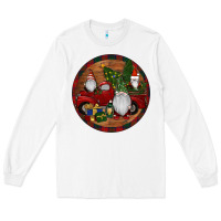 White Gnome Truck Christmas Long Sleeve Tee - RanaPortraitStore