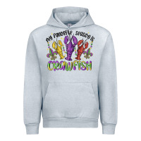 Heather Grey my favorite season is crawfish Urban Hoodie - MaliasSmallBusiness