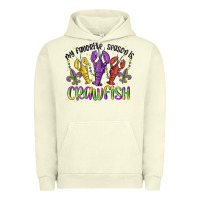 Pigment Pistachio my favorite season is crawfish Urban Hoodie - MaliasSmallBusiness