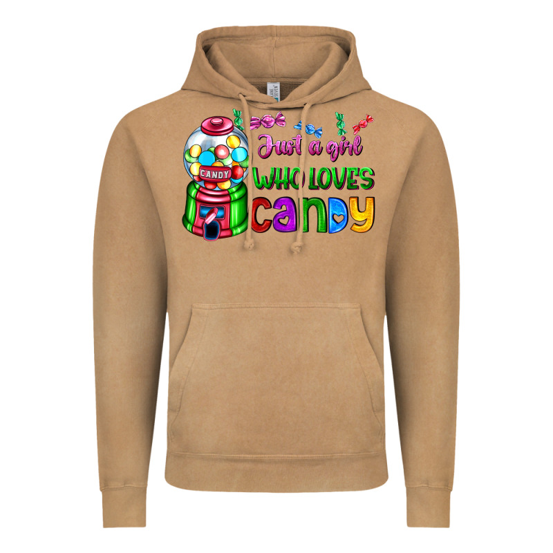 Just A Girl Who Loves Candy Vintage Hoodie by AdoDesignShop | Teevron