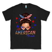 Black all american mama messy bun Classic Tee - texasbilliewilder