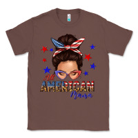 Chestnut all american mama messy bun Classic Tee - texasbilliewilder