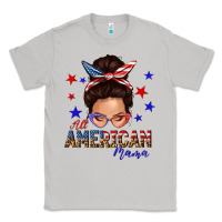Moon Dust all american mama messy bun Classic Tee - texasbilliewilder