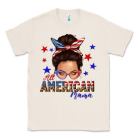 Natural all american mama messy bun Classic Tee - texasbilliewilder