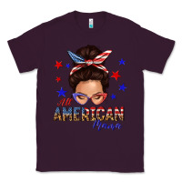 Plum all american mama messy bun Classic Tee - texasbilliewilder