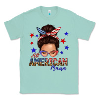 Seafoam all american mama messy bun Classic Tee - texasbilliewilder