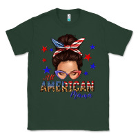 Sports Green all american mama messy bun Classic Tee - texasbilliewilder