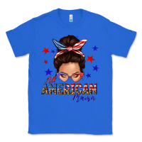 True Royal all american mama messy bun Classic Tee - texasbilliewilder