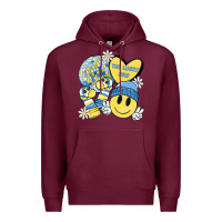 Burgundy the lucky few Premium Hoodie - MaliasSmallBusiness