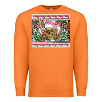 Carrot pink skeleton  christmas Premium Sweatshirt - AdoDesignShop