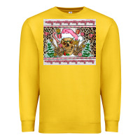 Lemon pink skeleton  christmas Premium Sweatshirt - AdoDesignShop