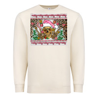 Pink Skeleton  Christmas Premium Sweatshirt | Teevron