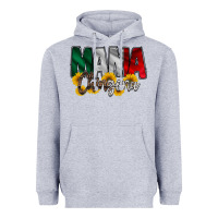 Heather Grey mama chingona Heavyweight Hoodie - RacoonDesign