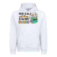 White there is no such thing as too many books Urban Hoodie - MaliasSmallBusiness