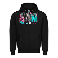 Black lpn Zipper Hoodie - texasbilliewilder