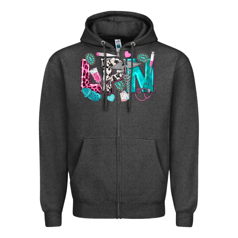 Lpn Zipper Hoodie by texasbilliewilder | Teevron