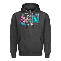 Charcoal Heather lpn Zipper Hoodie - texasbilliewilder