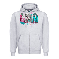 Heather Grey lpn Zipper Hoodie - texasbilliewilder