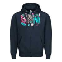 Navy lpn Zipper Hoodie - texasbilliewilder