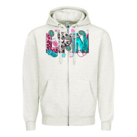Oatmeal Heather lpn Zipper Hoodie - texasbilliewilder