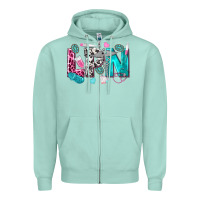 Seafoam lpn Zipper Hoodie - texasbilliewilder
