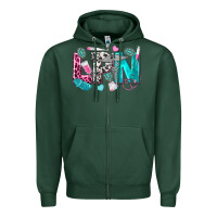 Sports Green lpn Zipper Hoodie - texasbilliewilder