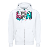 White lpn Zipper Hoodie - texasbilliewilder