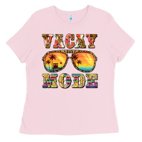 Bubblegum Pink vacay mode Ladies Tee - BarkalooDesign