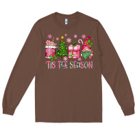 Chestnut pink christmas 'tis the season gnome Long Sleeve Tee - Zillion Design Studio