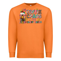 Carrot coffee chaos and candy canes Premium Sweatshirt - AdoDesignShop