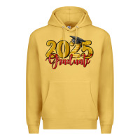 Antique Gold 2025 graduate Premium Hoodie - MaliasSmallBusiness