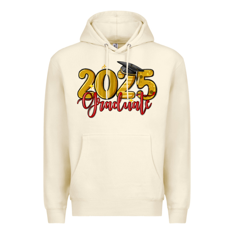 2025 Graduate Premium Hoodie by MaliasSmallBusiness | Teevron