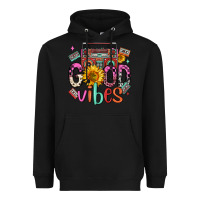 Black good vibes cassette boombox Heavyweight Hoodie - FaDigitalArtStudio