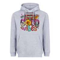 Good Vibes Cassette Boombox Heavyweight Hoodie | Teevron