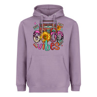 Lavender good vibes cassette boombox Heavyweight Hoodie - FaDigitalArtStudio