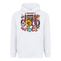 White good vibes cassette boombox Heavyweight Hoodie - FaDigitalArtStudio