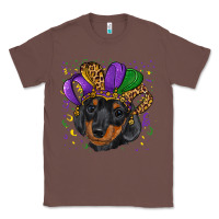 Chestnut mardi gras hat dachshund puppy Classic Tee - RanaPortraitStore