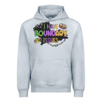 Heather Grey ı have boundary ıssues Urban Hoodie - MaliasSmallBusiness