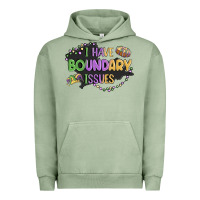 Pigment Oil Green ı have boundary ıssues Urban Hoodie - MaliasSmallBusiness