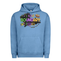 Pigment Pebble Blue ı have boundary ıssues Urban Hoodie - MaliasSmallBusiness