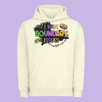 ı Have Boundary ıssues Urban Hoodie Designed By Maliassmallbusiness
